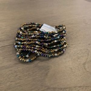 Beautiful NEW multi strand beaded bracelet